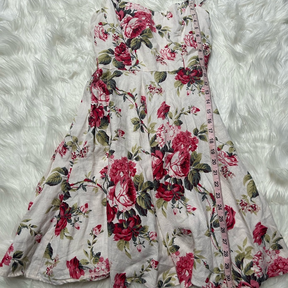 Floral Linen Mario Bathazar Dress